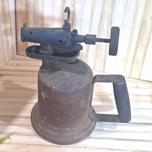 Vintage metal blowtorch - vintage,